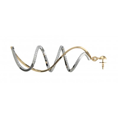 Slender spiral Diamond danglers